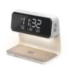 PROMATE 3-In-1 Multi-Function LED Alarm Clock with Wireless Charging on sale