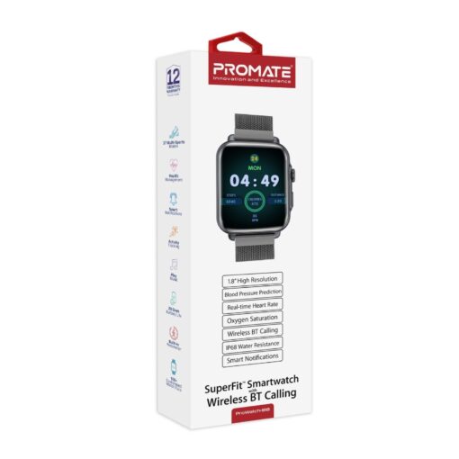 PROMATE PROWATCH-B18.GHT Smart Watch with Handsfree and Large 1.8 Inch Display - Image 10