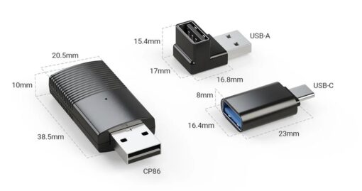 MINIX CP86-AA Wired Android Auto to Wireless Connection Dongle Stick - Image 7