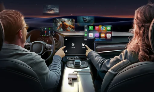 MINIX 3-in-1 Wired Apple CarPlay & Android Auto to Wireless Connection, HDMI-In - Image 2