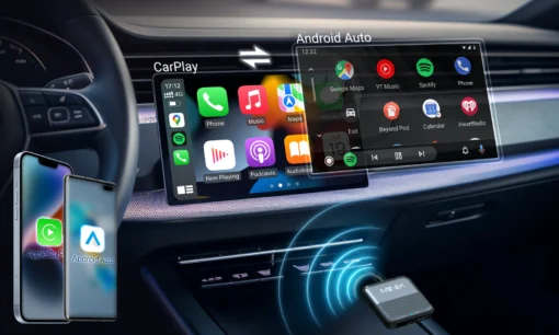 MINIX 3-in-1 Wired Apple CarPlay & Android Auto to Wireless Connection, HDMI-In - Image 3