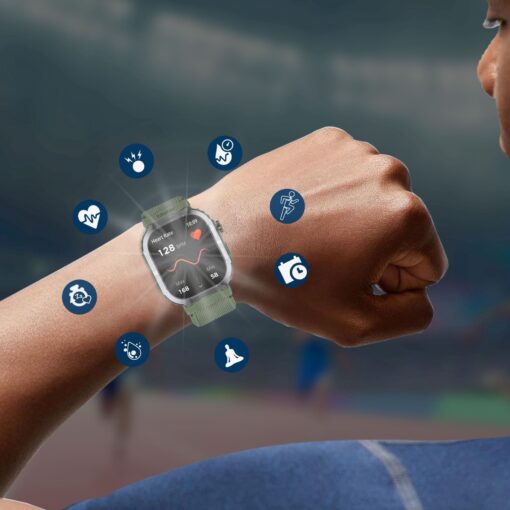 PROMATE XWATCH-SL.GRN Smart Watch with 2.01 Inch TFT Display and Bluetooth Calling - Image 3