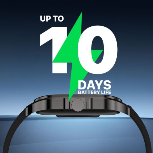 PROMATE XWATCH-RM.BLK Smart Watch with 1.78 Inch Curved AMOLED Display - Image 4