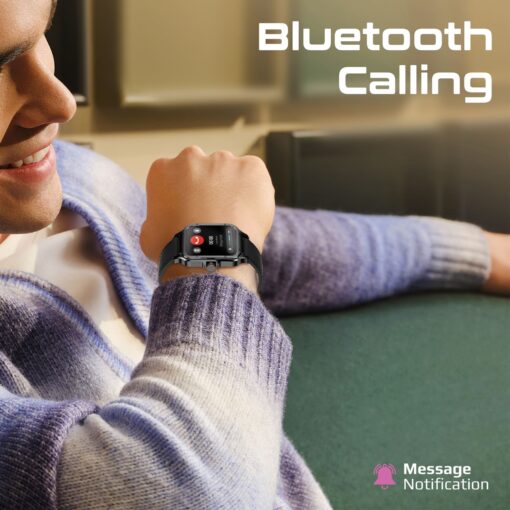 PROMATE XWATCH-RM.BLK Smart Watch with 1.78 Inch Curved AMOLED Display - Image 7