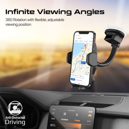 PROMATE DASHMOUNT Universal Smartphone Mount with Flexible Gooseneck - Image 2