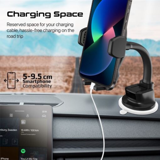 PROMATE DASHMOUNT Universal Smartphone Mount with Flexible Gooseneck - Image 5