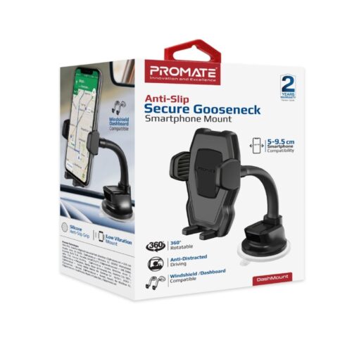 PROMATE DASHMOUNT Universal Smartphone Mount with Flexible Gooseneck - Image 6