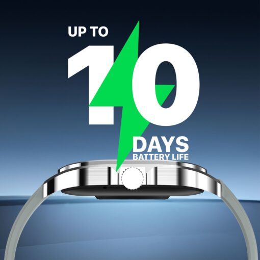 PROMATE XWATCH-RM.SLV Smart Watch with 1.78" Curved AMOLED Display - Image 4