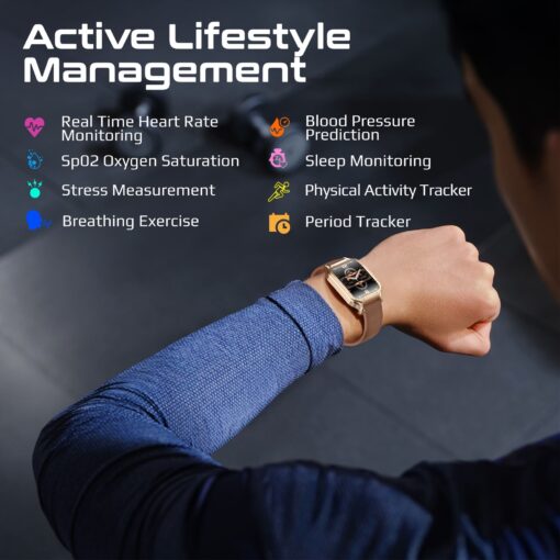 PROMATE XWATCH-RM.GLD Smart Watch with 1.78" Curved AMOLED Display - Image 3