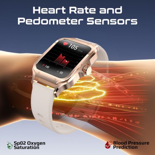 PROMATE XWATCH-RM.GLD Smart Watch with 1.78" Curved AMOLED Display - Image 6