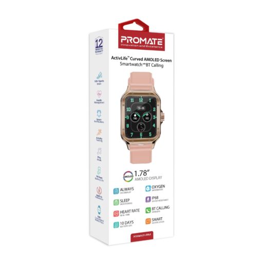 PROMATE XWATCH-RM.GLD Smart Watch with 1.78" Curved AMOLED Display - Image 9