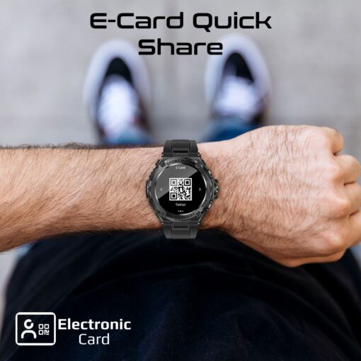 PROMATE XWATCH-R19.BLK Smart Watch with 1.53" Round Screen Display and Bluetooth Calling - Image 10