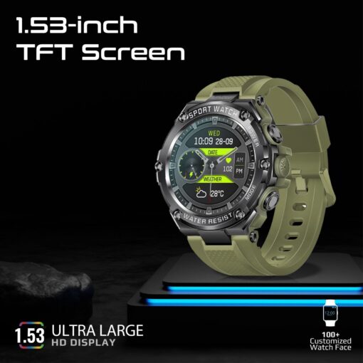 PROMATE XWATCH-R19.MNG Smart Watch with 1.53" Round Screen Display and Bluetooth Calling (Copy) - Image 3
