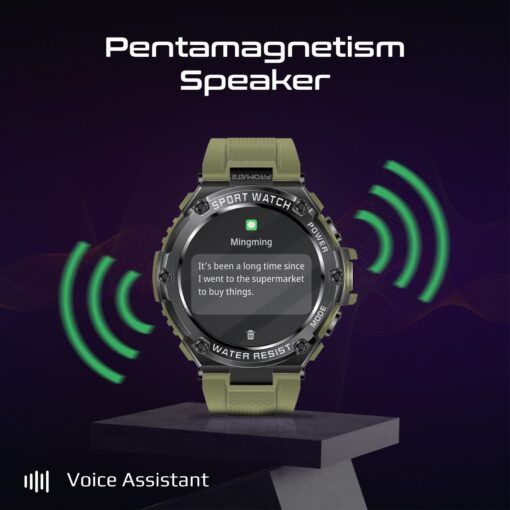 PROMATE XWATCH-R19.MNG Smart Watch with 1.53" Round Screen Display and Bluetooth Calling (Copy) - Image 4