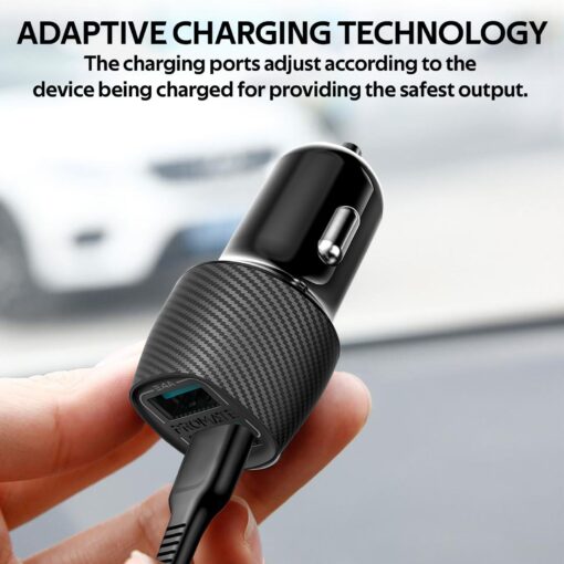 PROMATE 3.4A Dual Port USB-A Car Charger - Image 2