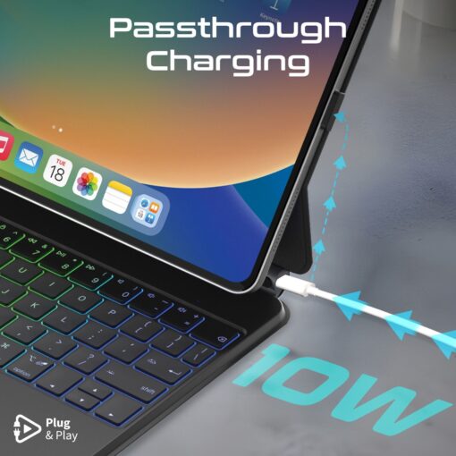 PROMATE Folio Touch Wireless iPad Keyboard - Image 5