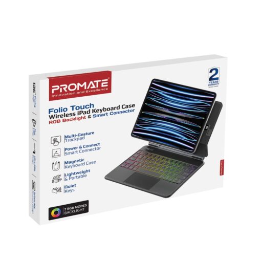 PROMATE Folio Touch Wireless iPad Keyboard - Image 7