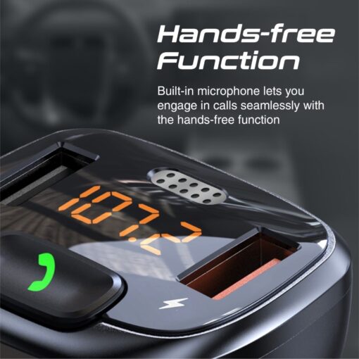 PROMATE Wireless In-Car FM Transmitter With Handsfree - Image 3