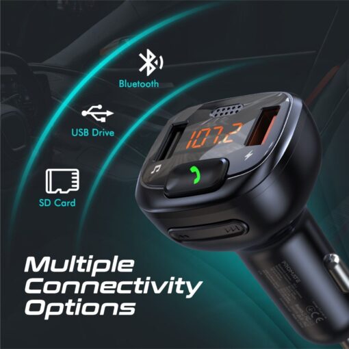 PROMATE Wireless In-Car FM Transmitter With Handsfree - Image 5