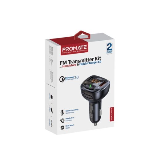 PROMATE Wireless In-Car FM Transmitter With Handsfree - Image 7