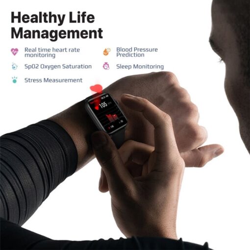 PROMATE PROWATCH-B18.BLK Smart Watch with Handsfree - Image 2