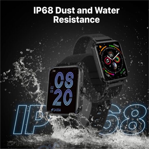 PROMATE PROWATCH-M18.BLK Smart Watch with Fitness Tracker and Media Storage - Image 7