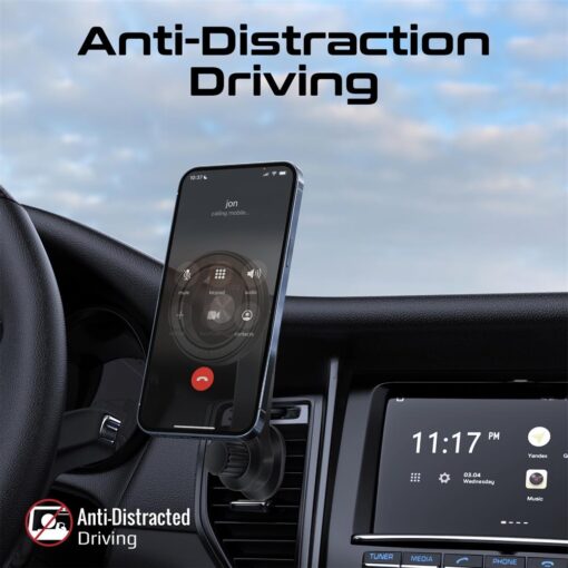 PROMATE MAGHOOP-AV AC Vent Magnetic Ring Smartphone Holder - Image 5