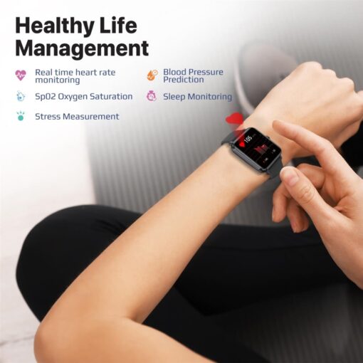 PROMATE PROWATCH-M18.GRT Smart Watch With Fitness Tracker and Media Storage - Image 7
