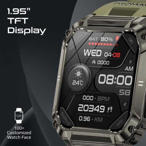 PROMATE XWATCH-S19.MNG Shock-Resist Smart Watch - Image 2