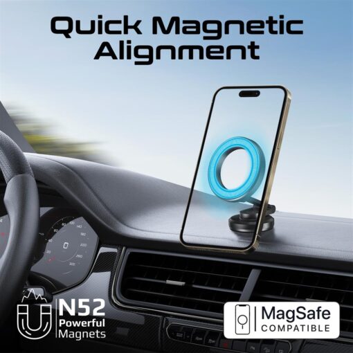 PROMATE MAGHOOP-HG MagGrip 360 Cradleless Foldable Smartphone Holder - Image 2