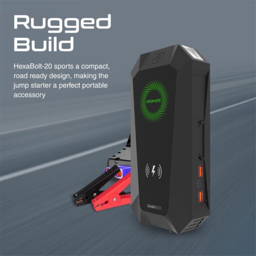 PROMATE HEXABOLT-20 19000mAh Jump Starter Power Bank - Image 4