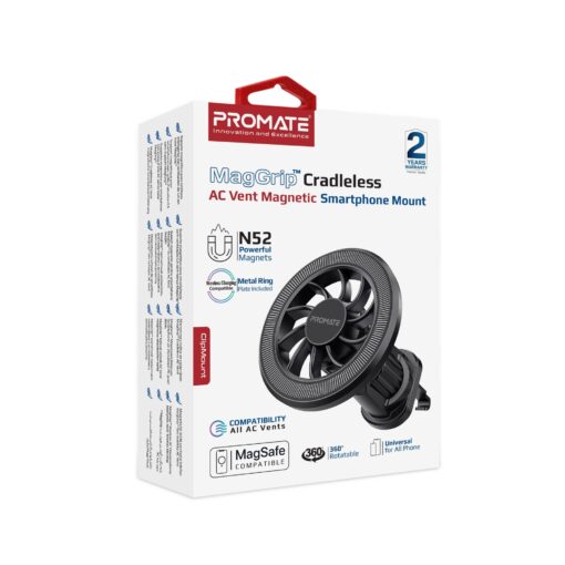 PROMATE CLIPMOUNT MagGrip AC Vent Magnetic Smartphone Mount - Image 3