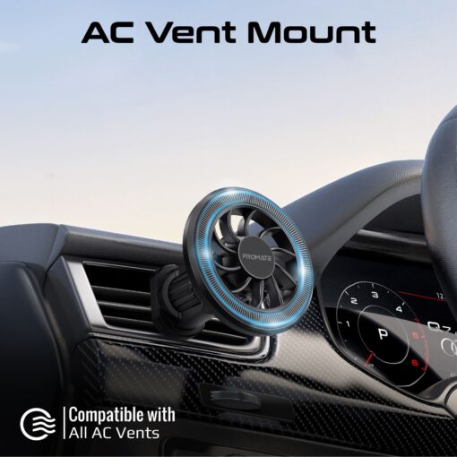 PROMATE CLIPMOUNT MagGrip AC Vent Magnetic Smartphone Mount - Image 4