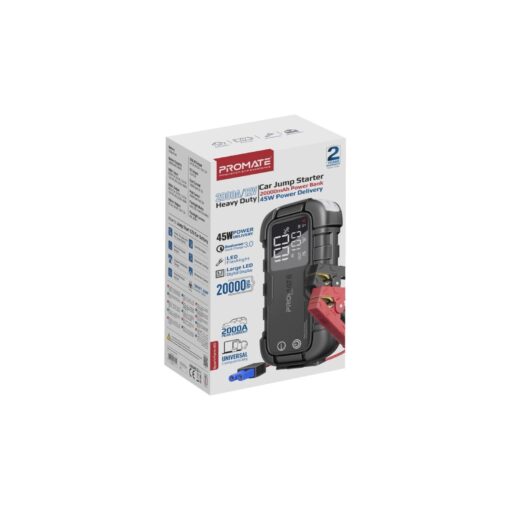 PROMATE SPARKTANK-20 2000A/12V Heavy Duty Car Jump Starter With Power Bank on sale