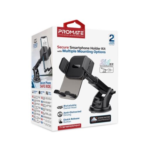 PROMATE TRANSHOLD-EXT Secure Smartphone Holder - Image 6