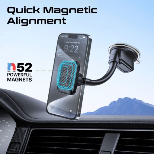 PROMATE MAGMOUNT-PRO Flexible Magnetic In-Car Smartphone Holder - Image 2
