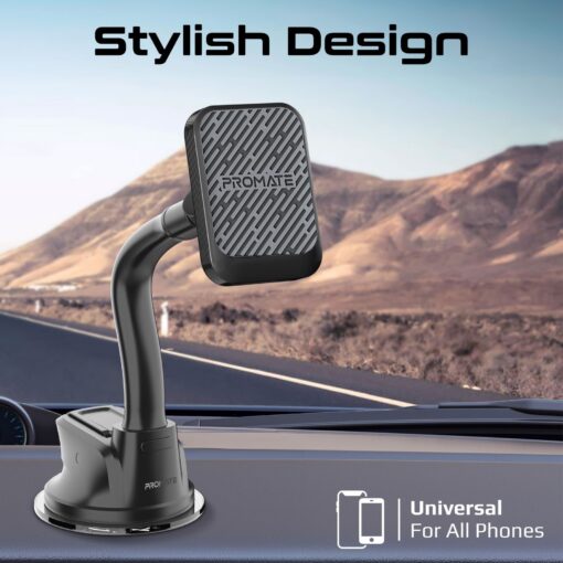 PROMATE MAGMOUNT-PRO Flexible Magnetic In-Car Smartphone Holder - Image 5