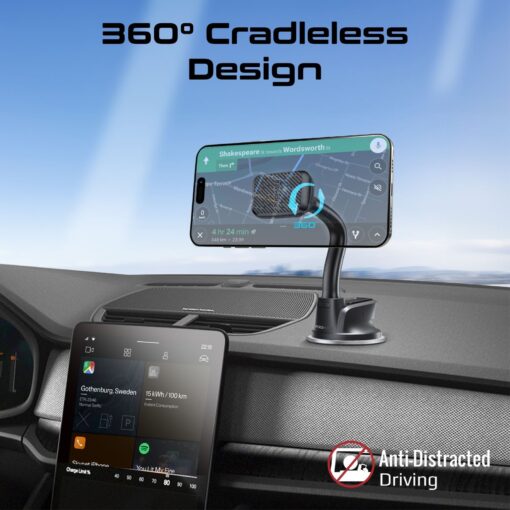 PROMATE MAGMOUNT-PRO Flexible Magnetic In-Car Smartphone Holder - Image 7