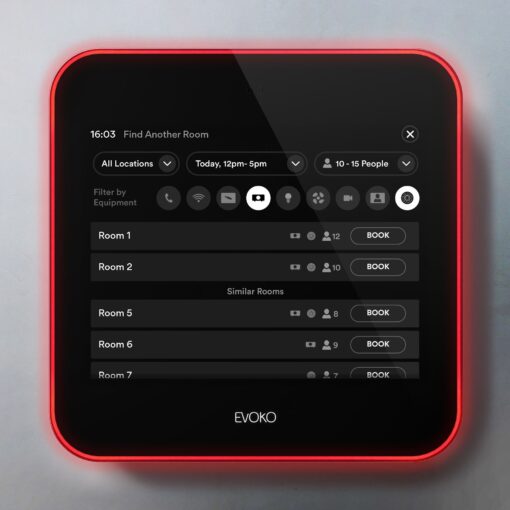 Evoko LISO Room Manager with 8" Capacitive Multi-Touch LCD Screen - Image 5