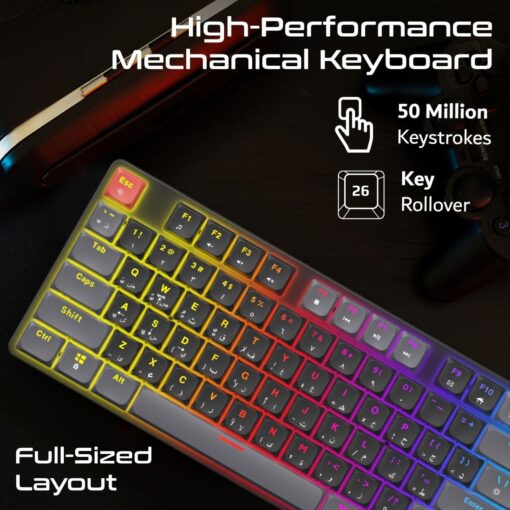 VERTUX STEALTHKEY High-Performance Mechanical Gaming Keyboard - Image 2