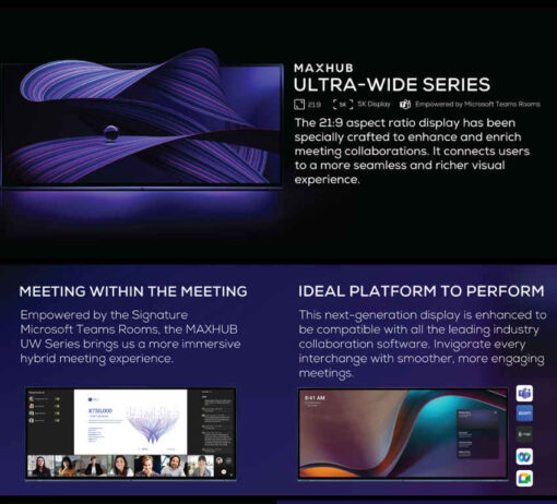 MAXHUB UW105NA 105" Ultra-wide 21:9 Commercial Display - Image 8