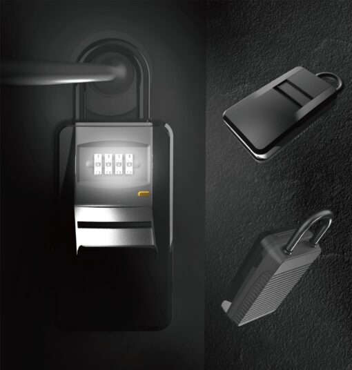 DYNAMIX KLB7008 XL LED Portable Key Storage Security Safe with Shackle - Image 6