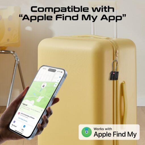 PROMATE TAGLOCK TSA-Approved Luggage Lock with Smart Precision Tracking Tag - Image 3