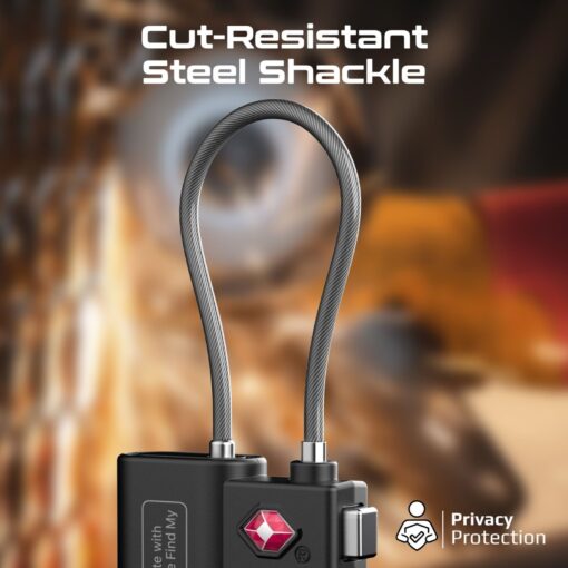 PROMATE TAGLOCK TSA-Approved Luggage Lock with Smart Precision Tracking Tag - Image 5