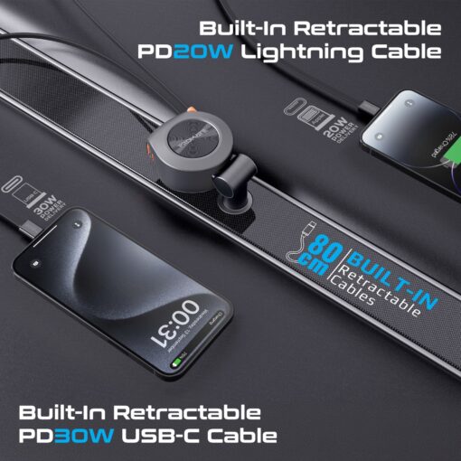 PROMATE DRIVEGEAR-R2 88W Multi-Port In-car Phone Charger - Image 4