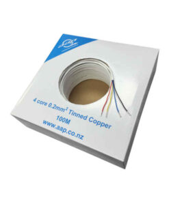 Arrowhead 4C2-100-CU 0.2mm Tinned Copper 4 Core Security Cable, 100m Boxes on sale