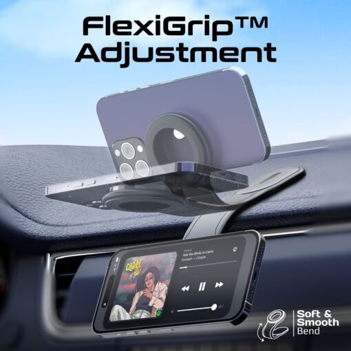 PROMATE LAXMOUNT FlexGrip Cradleless MagSafe In-Car Smartphone Dashboard Holder - Image 4