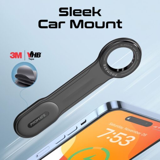 PROMATE LAXMOUNT FlexGrip Cradleless MagSafe In-Car Smartphone Dashboard Holder - Image 5