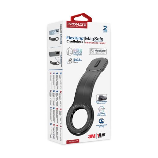 PROMATE LAXMOUNT FlexGrip Cradleless MagSafe In-Car Smartphone Dashboard Holder - Image 6