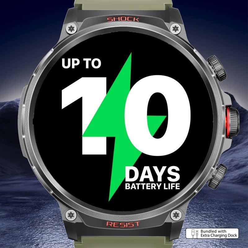 PROMATE XWATCH-R20.SMNG Smart Watch with Bluetooth Calling, Green - Image 5